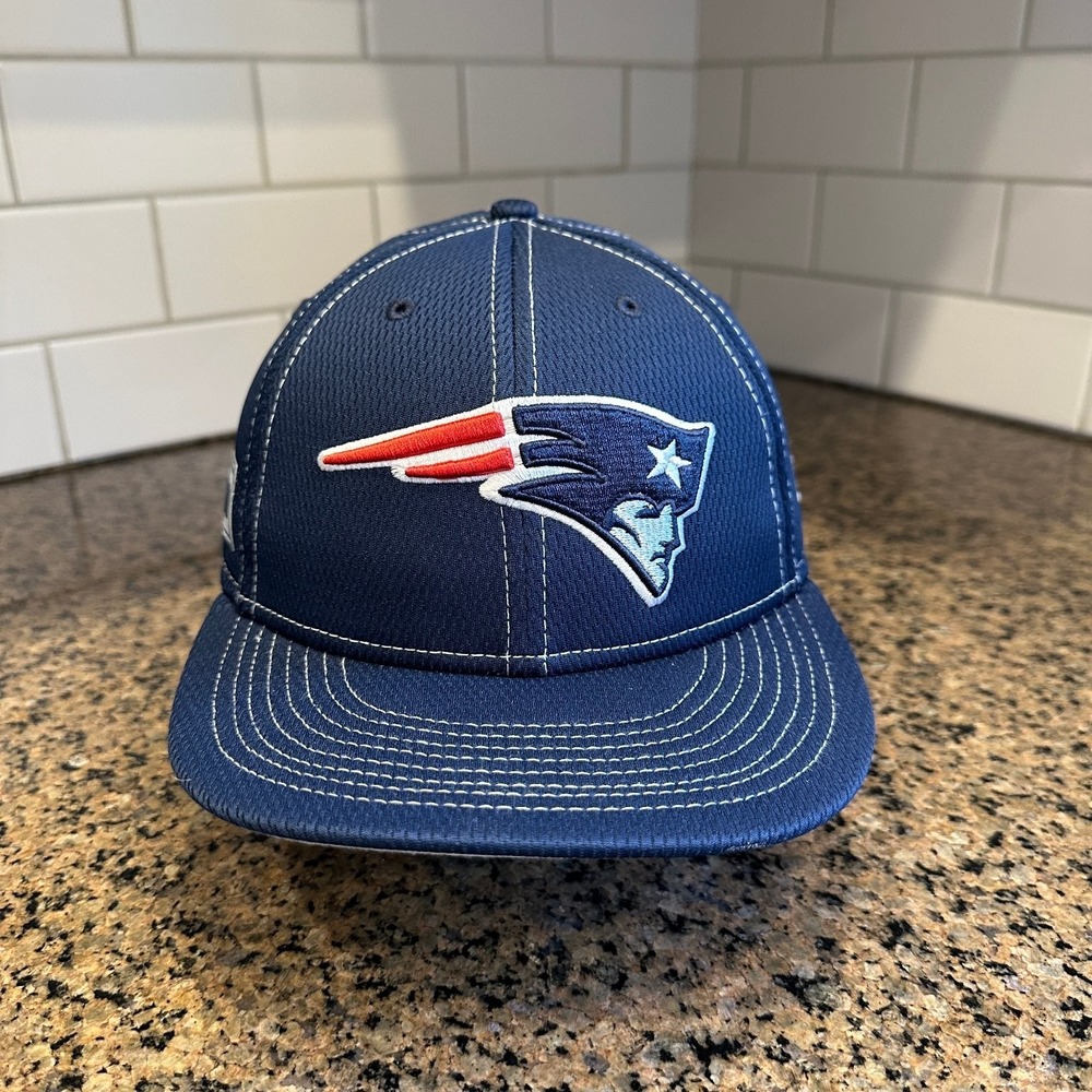 New England Patriots Hat New Era 59FIFTY 7 3/8 Navy NFL